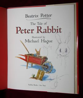 XRARE Michael Hague Peter Rabbit Beatrix Potter 1st Mint Original