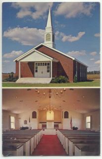 Rockford MI Blythefield Hills Baptist Church Postcard   Michigan