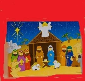 Christmas Nativity Puzzles Foam 15 Pieces