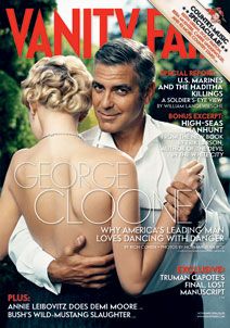 New Vanity Fair George Clooney Gemma Ward Kirsten Dunst