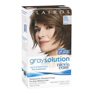 Clairol Gray Solution by Nice N Easy Hair Color 005G Medium Golden