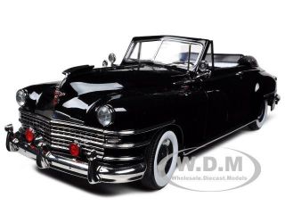1948 Chrysler New Yorker Convertible Black 1 18 by Signature Models