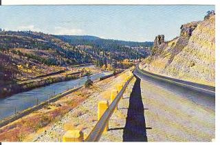 1968 Ellensburg CLE Elum Highway WA Vintage Postcard