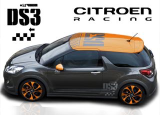 Citroen C3 DS3 Racing Stripes Rally Stickers Full