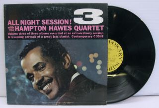 All Night Session 3 with The Hampton Hawes Quartet C3547 LP
