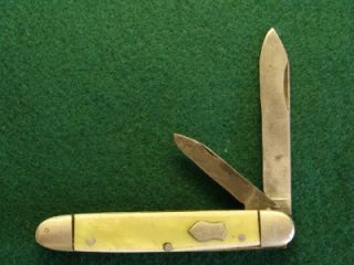 ANTIQUE VINTAGE CK CO POCKET EQUAL END CIGAR JACK KNIFE TOOL
