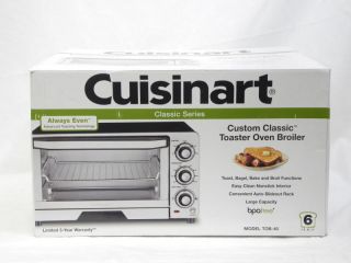 Cuisinart Tob 40 Custom 1800 Watt Stainless Classic Toaster Oven