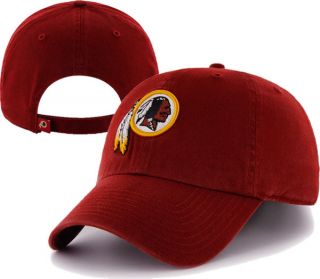 Washington Redskins Red 47 Brand Cleanup Adjustable Hat