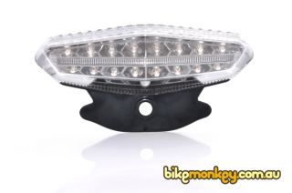 Ducati Hypermotard Integrated LED Tail Light in Clear