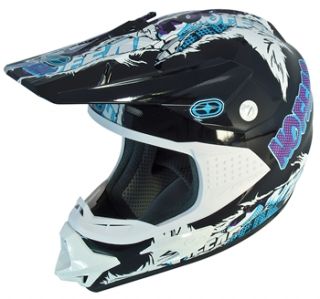 No Fear Optimal II Evo Helmet   Marvel Blue 2011