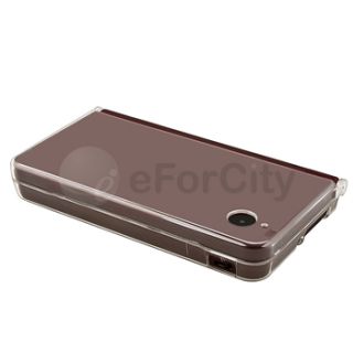 Clear Crystal Snap on Hard Case Cover for Nintendo DSi NDSi ll XL USA