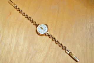 Rolex Vintage Lady 9K Gold Tudor Bracelet Watch Circa 1950s