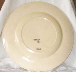 Vintage Clarice Cliff Honeydew Dinner Plate Newport Pottery Cream