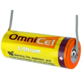  ER18505 3.6V 3.8Ah Size A Lithium Thionyl Chloride Battery with Tabs