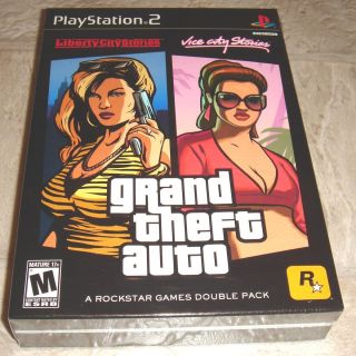  Vice City Liberty Cities Double Pack PlayStation 2 Brand New