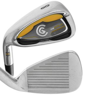 Cleveland CG Gold Mens Irons 5 PW 6pc Action Lite Steel Regular LH