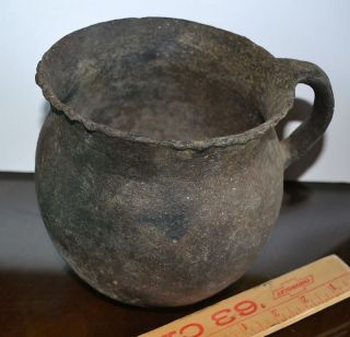 Northern Hispanic New Mexico Mica Pottery 1790 1890 Bean Pot Cooking