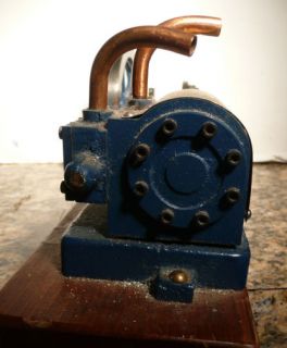 vintage CLARKSON model horizontal steam engine