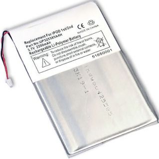  Replacement Battery for Apple iPod 1st 2nd 1 2 Gen up325385a4h