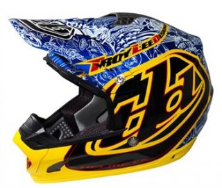 Troy Lee Designs SE2   History Blue/Yellow