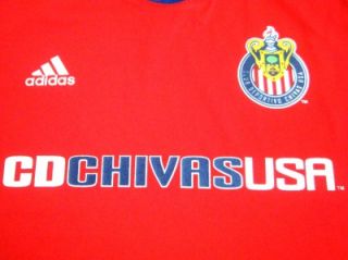 MLS Adidas Club Deportivo Chivas Home Call Up Kids Red Soccer Jersey