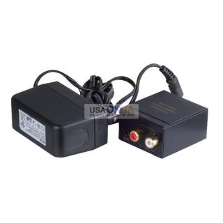  to Digital Optical Coax Coaxial Toslink Audio Converter Adapter
