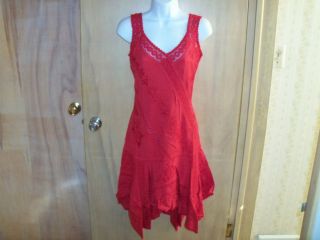 New Womans Red Dress Gown Formal by Coline Diff SzS