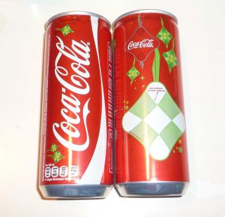 Coca Cola Coke Can from Indonesia Tall 250ml Hari Raya Lebaran 2012