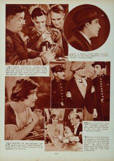 1933 Colin Clive Gloria Swanson Maurice Chevalier Print Original