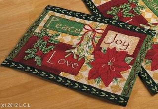 Christmas Holiday Elegant Tapestry Table Placemats or Runners 3