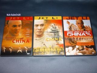 Once Upon A Time In China Trilogy 1/2/3 I/II/III (Widescreen) •DVD