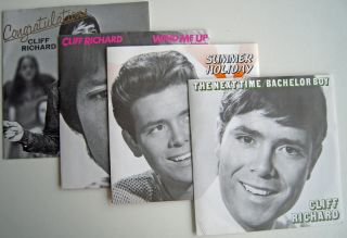 Cliff Richard RARE 1982 re Issue Singles Box Set 12 Twelve 45s Superb