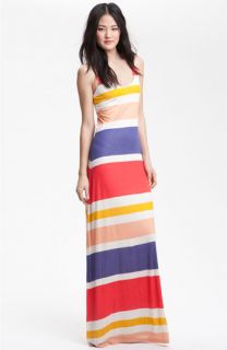 Splendid Racerback Stripe Maxi Dress