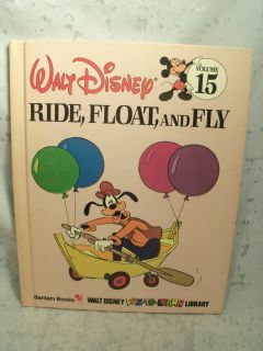 1983 Walt Disney Fun To Learn Library Volume 15 Ride Float And Fly