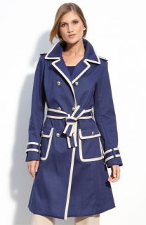 St. John Collection Belted Trench Coat