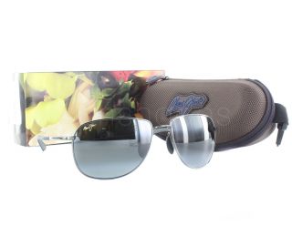 New Maui Jim Coconuts 322 02D Gunmetal Black Neutral Grey Sunglasses