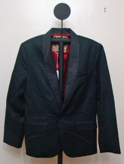 Seven 7 For All Mankind Black 1 Button Tuxedo Jacket   Size M