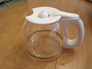 New Mr Coffee 12 Cup Replacement Carafe Pot White