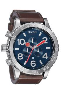 Nixon The 51 30 Chrono Leather Watch