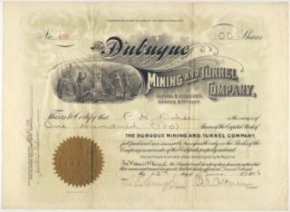  Dubuque Mining Co Idaho Springs Colorado Colburn Automobile