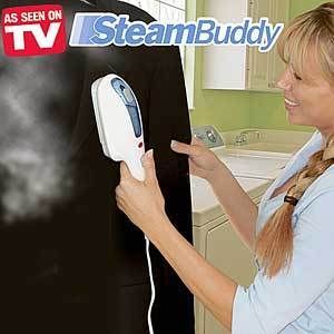 STEAM BUDDY portable travel Clothes hand steamer wrinkle remover AS