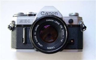  AE 1 35mm Film Camera with 50mm Lens Collectible Photo Cameras