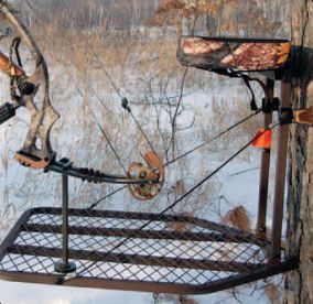 HME Treestand Platform Post Bow Holder Deer Bow Hunting Hanger App