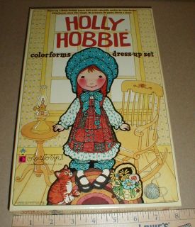 Holly Hobbie Colorforms Vintage Official 1975 Toy Dress up Play Set