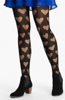 Frenchi® Burnout Heart Tights (Juniors)