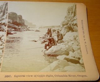  Fishing at Celilo Falls Oregon Native American Columbia River