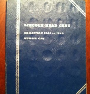 PARTIAL LINCOLN HEAD CENT COLLECTION 1909 TO 1940 1 72 COINS