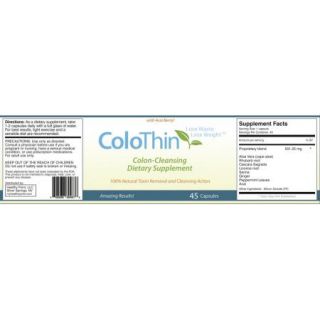 bottles of colothin colon cleanse  inkfrogproseries