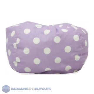 Comfort Research Classic Bean Bag in Comfort Suede Purple White