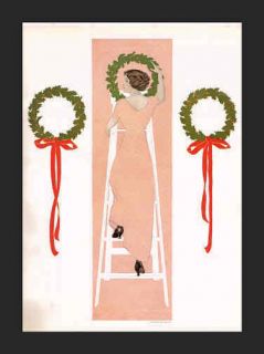 Christmas FADEAWAY GIRL    COLES PHILLIPS, 1912